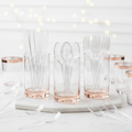 Elegant Clear Cutlery Set Premium Image