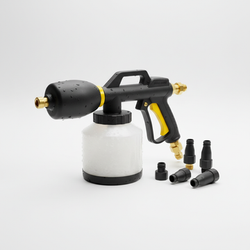 Professional foam cannon car wash kit black and yellow