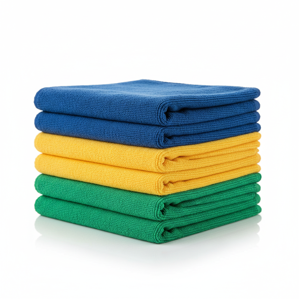 12-pack car detailing microfiber towel set assorted colors